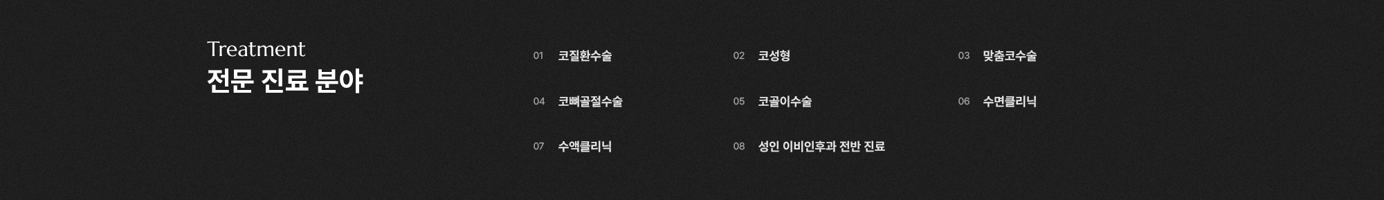 의료진안내